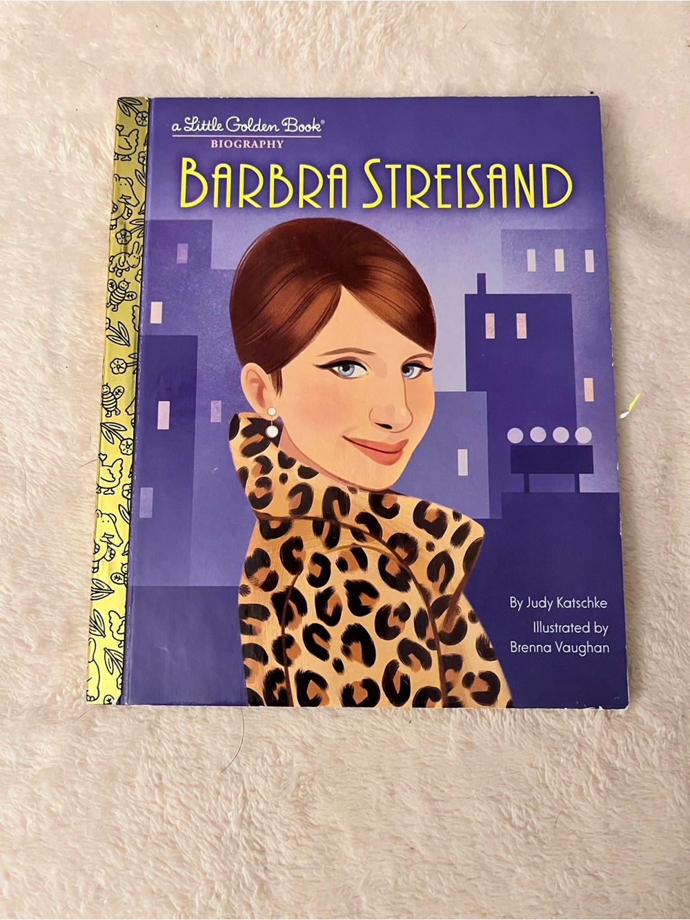 Barbara Streisand Little Golden Book Biography Copyright 2024 New